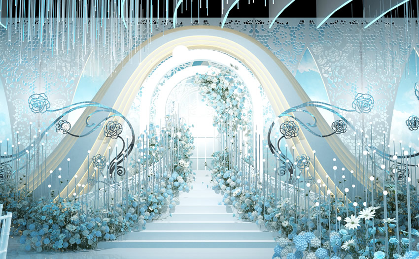 昌宁釡香烙馍村水晶厅效果展示